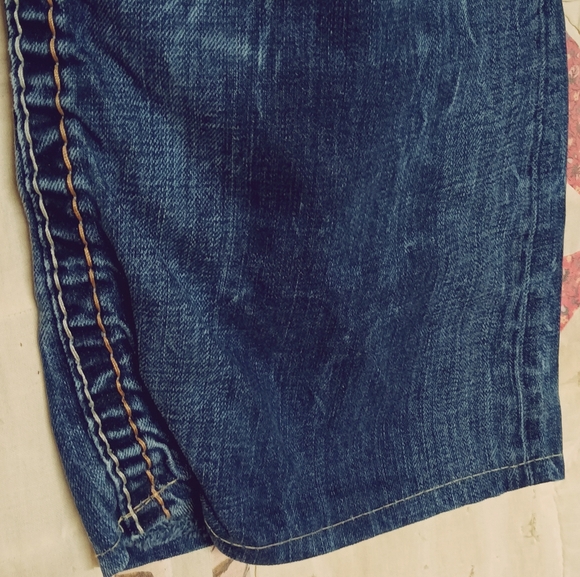 Men's NWT Silver 7 Camp David distressed blue jeans 38/30.5 - Picture 10 of 16